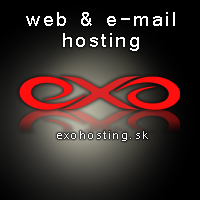 domény prevádzkujeme na serveroch EXO hosting